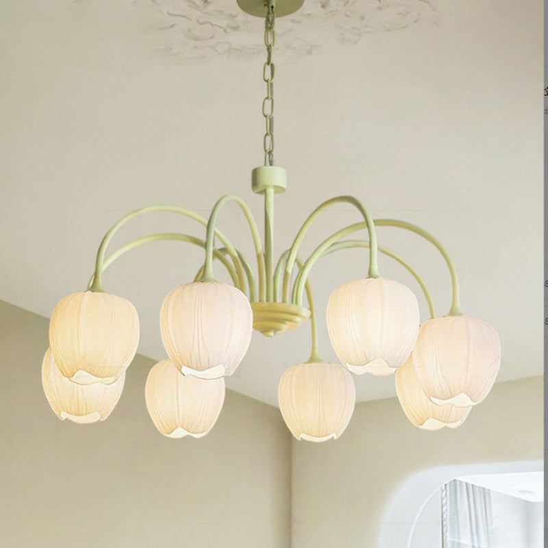 Tulip Matcha Chandelier - Loonglight