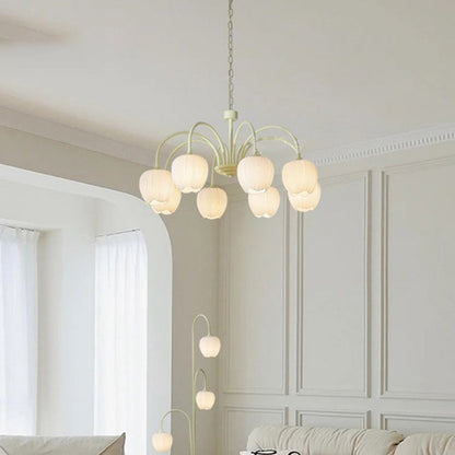 Tulip Matcha Chandelier - Loonglight