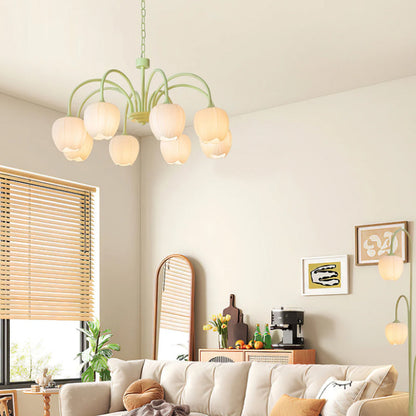 Tulip Matcha Chandelier - Loonglight