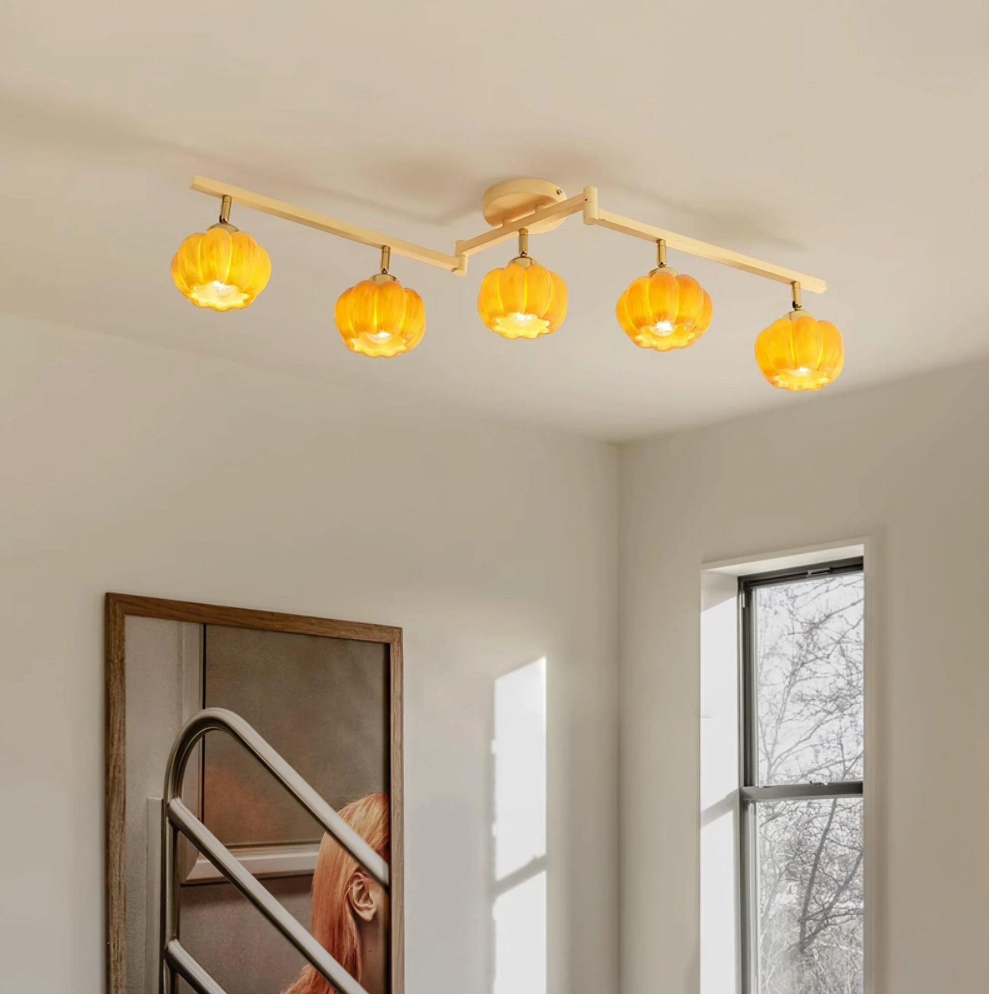 Venus Pumpkin Ceiling Lamp - Loonglight