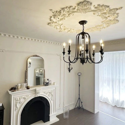 Versailles Noir Crystal Chandelier
