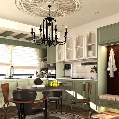 Versailles Noir Crystal Chandelier