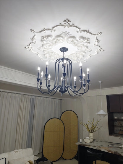 Versailles Noir Crystal Chandelier