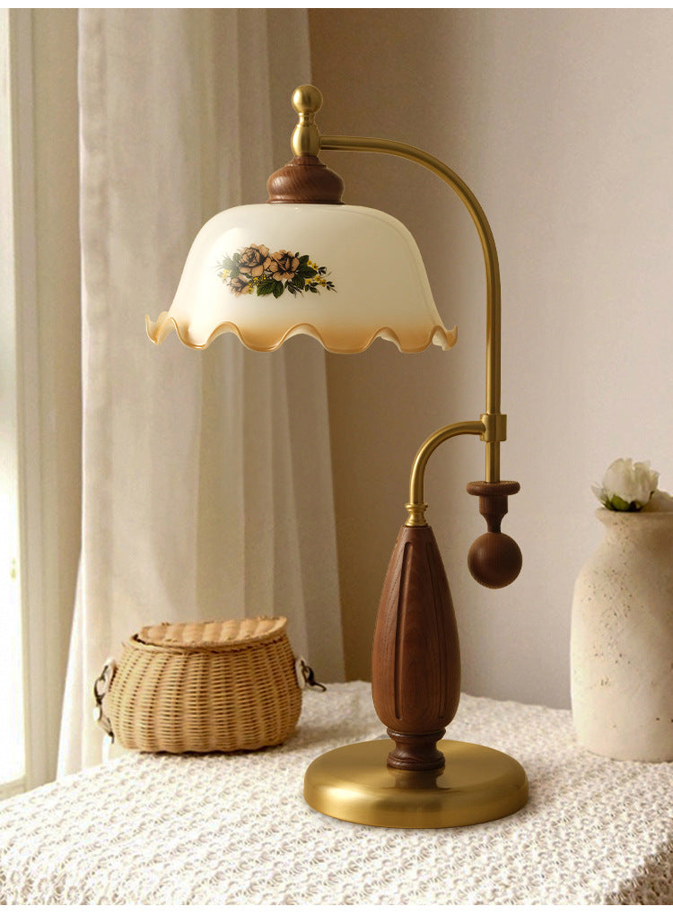 Victorian Blossom Table Lamp - Loonglight