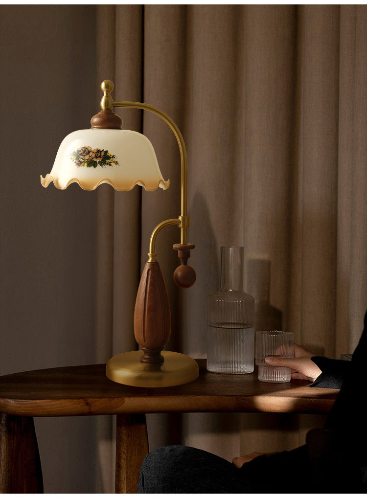 Victorian Blossom Table Lamp - Loonglight