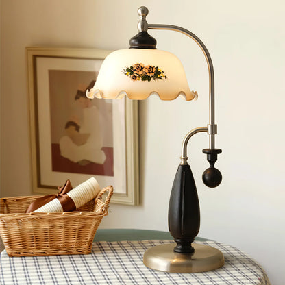 Victorian Blossom Table Lamp - Loonglight