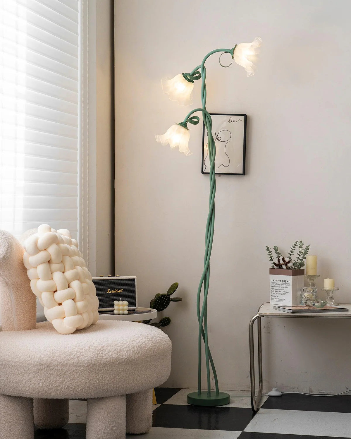 Vintage Flower Floor Lamp - Loonglight