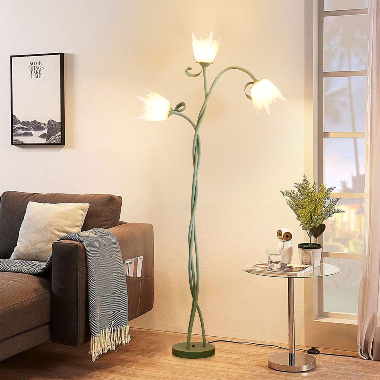 Vintage Flower Floor Lamp - Loonglight