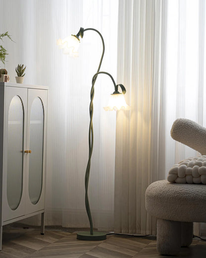 Vintage Flower Floor Lamp - Loonglight