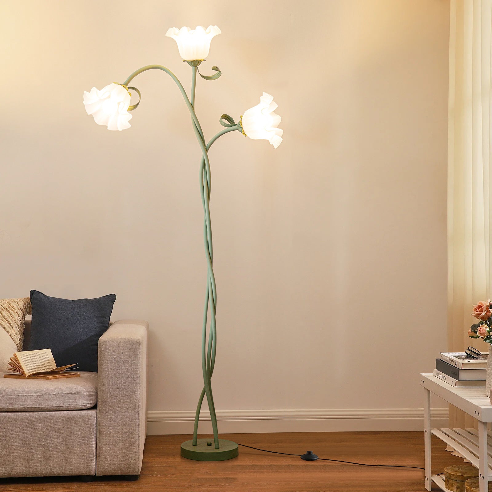 Vintage Flower Floor Lamp - Loonglight