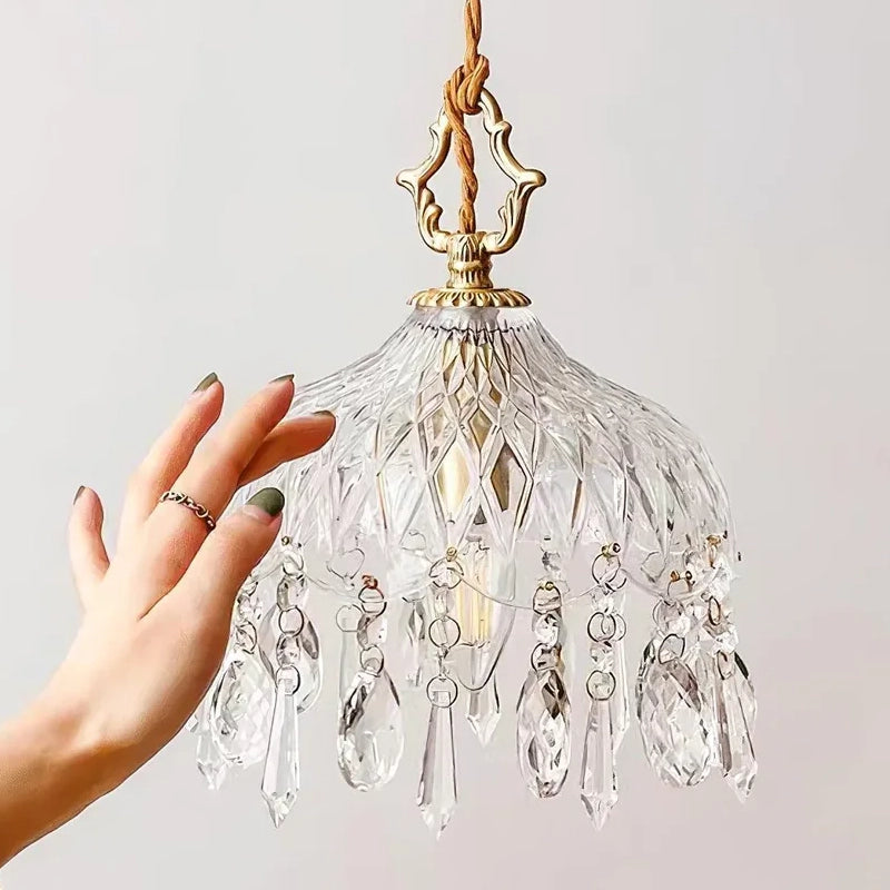 Vintage Crystal Pendant Lamp - Loonglight