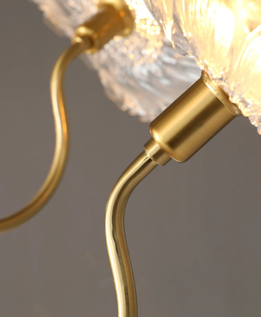 Vintage Floral Glass Chandelier - Loonglight