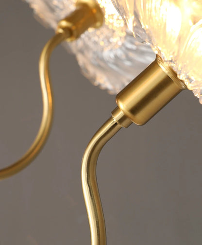 Vintage Floral Glass Chandelier - Loonglight