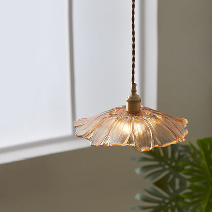 Vintage Flower Glass Pendant Lamp - Loonglight
