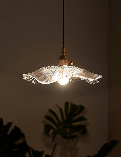 Vintage Flower Glass Pendant Lamp - Loonglight