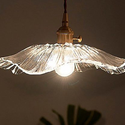 Vintage Flower Glass Pendant Lamp - Loonglight