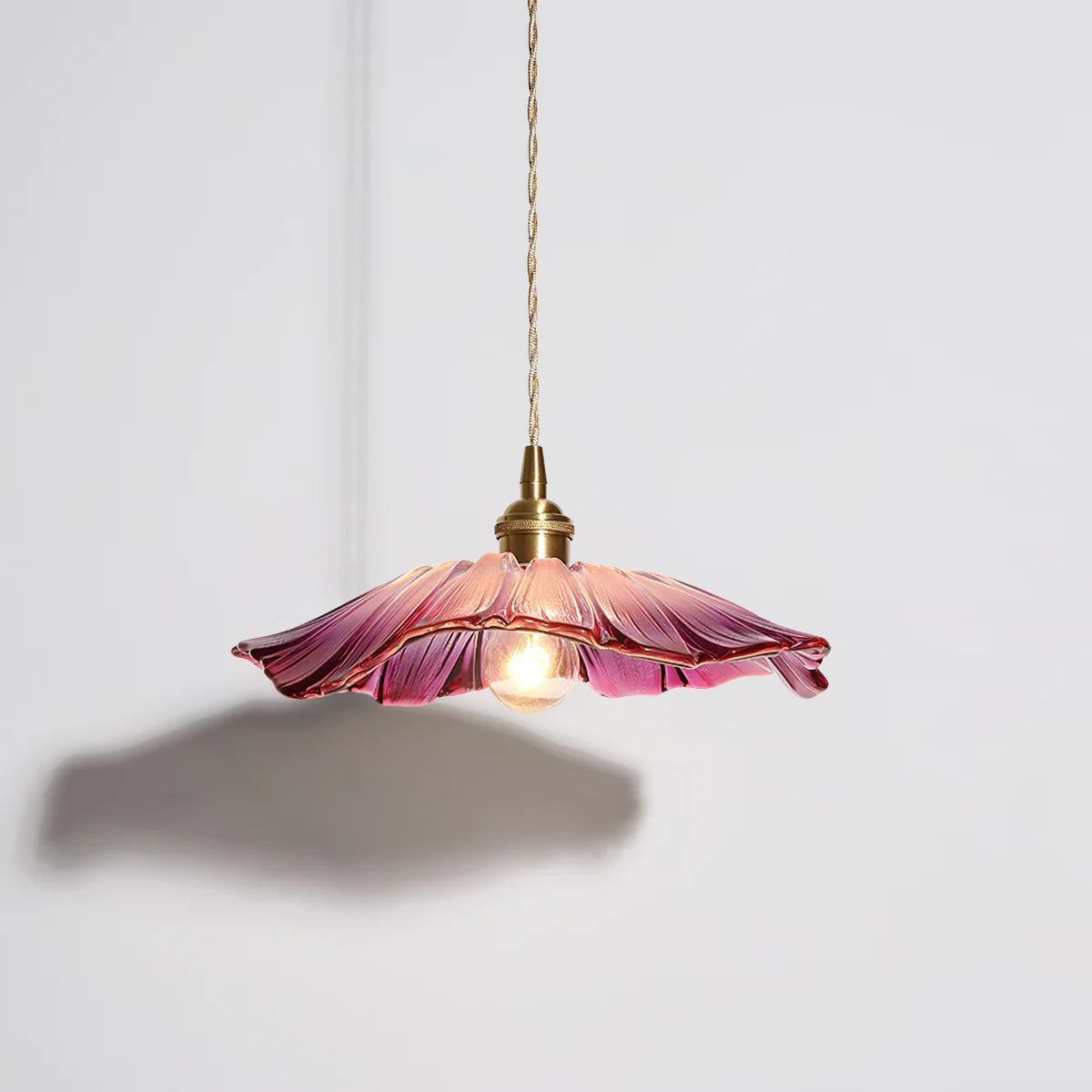 Vintage Flower Glass Pendant Lamp - Loonglight
