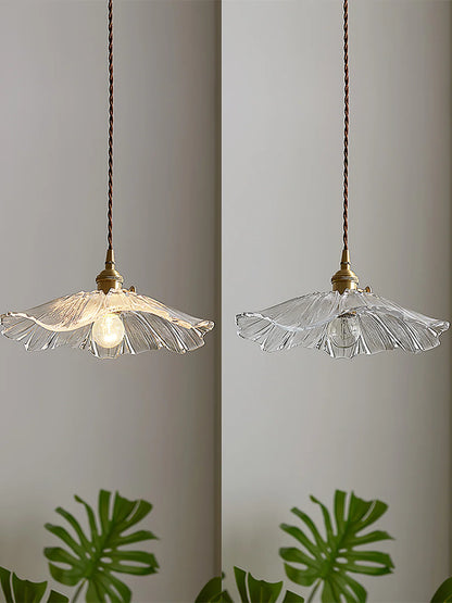 Vintage Flower Glass Pendant Lamp - Loonglight