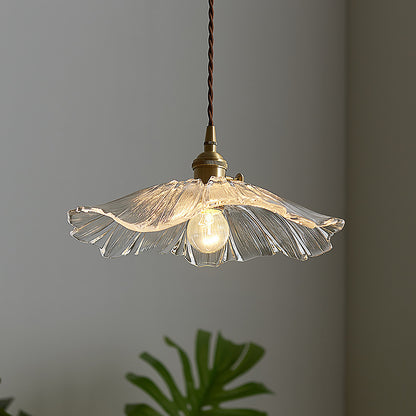 Vintage Flower Glass Pendant Lamp - Loonglight