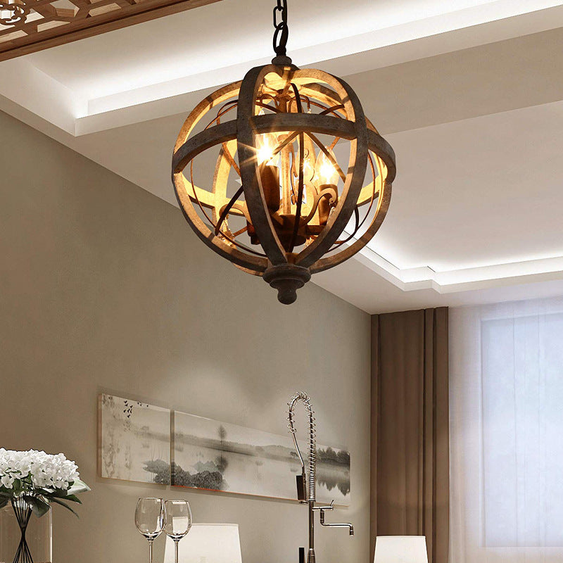Vintage Globe Pendant Lamp - Loonglight
