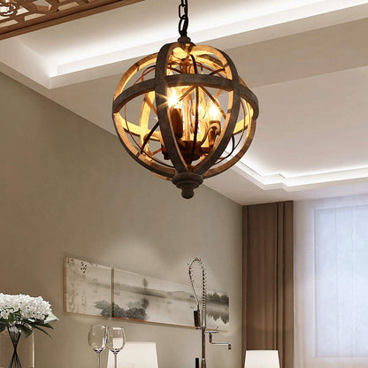 Vintage Globe Pendant Lamp - Loonglight