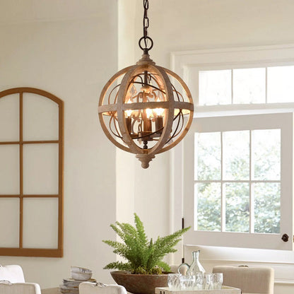 Vintage Globe Pendant Lamp - Loonglight