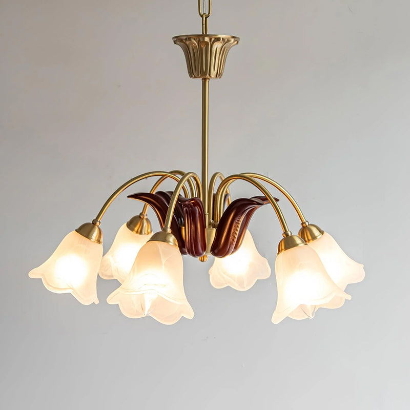 Vintage Morning Glory Chandelier - Loonglight
