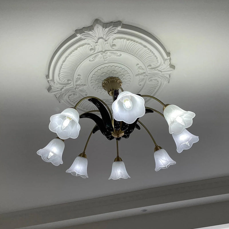 Vintage Morning Glory Chandelier - Loonglight