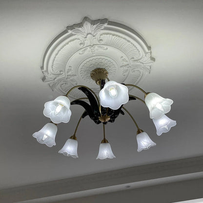 Vintage Morning Glory Chandelier - Loonglight