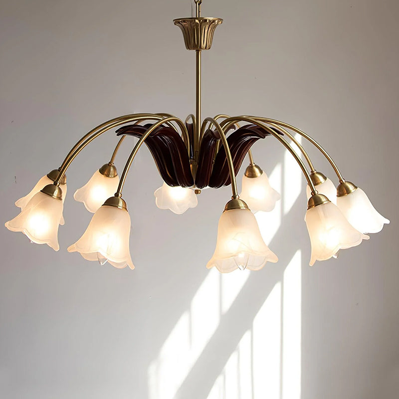 Vintage Morning Glory Chandelier - Loonglight