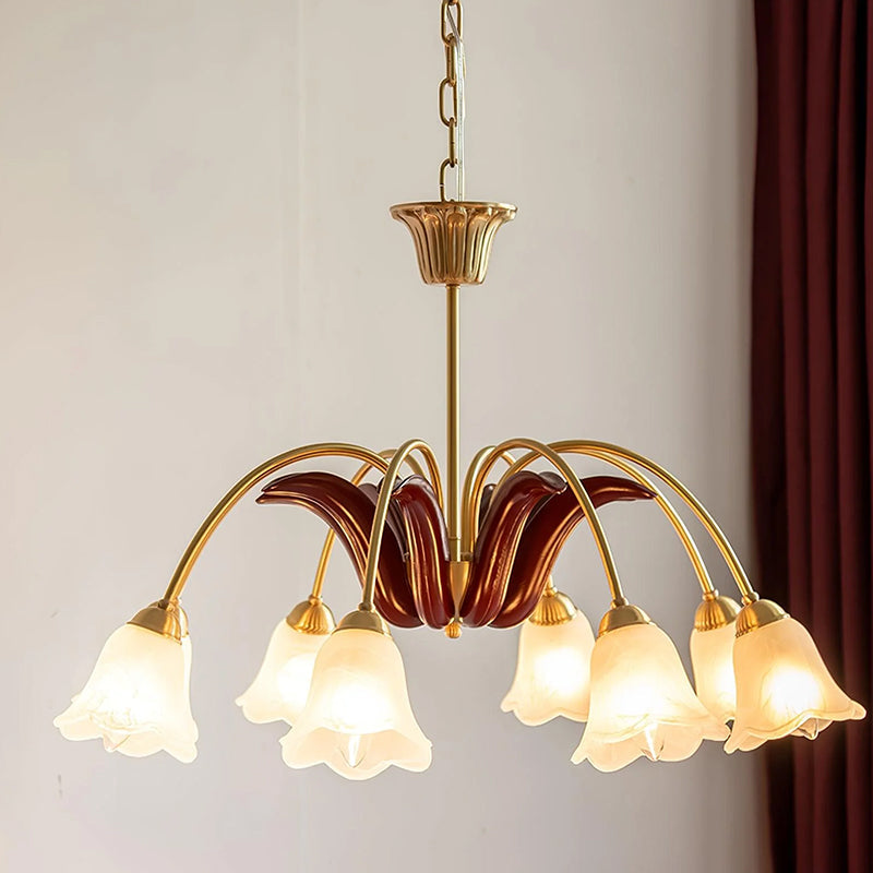 Vintage Morning Glory Chandelier - Loonglight