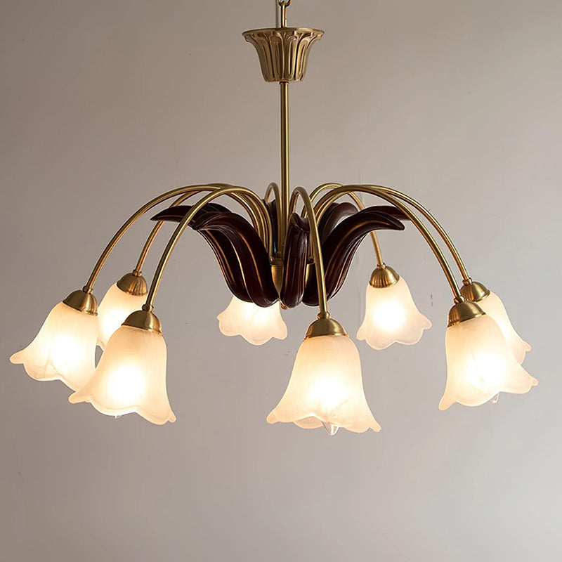 Vintage Morning Glory Chandelier - Loonglight
