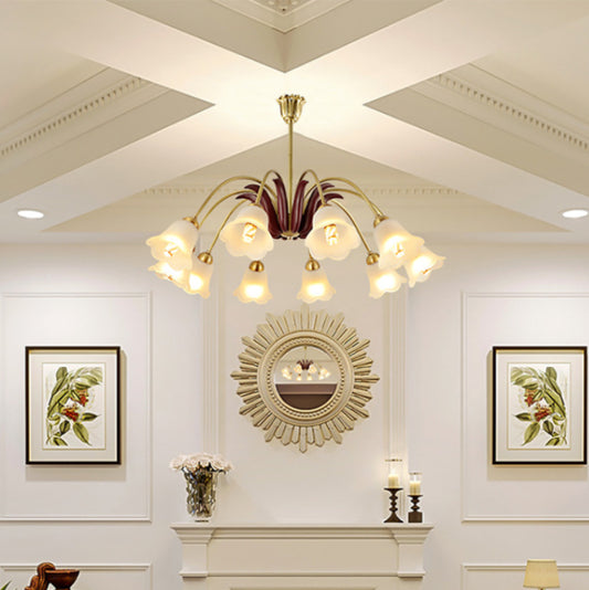 Vintage Morning Glory Chandelier - Loonglight