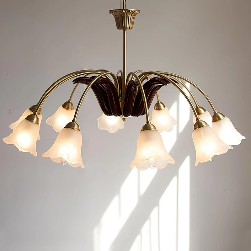 Vintage Morning Glory Chandelier - Loonglight