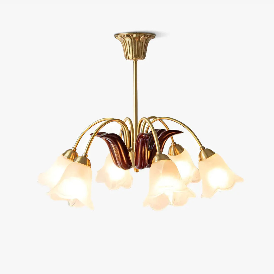 Vintage Morning Glory Chandelier - Loonglight