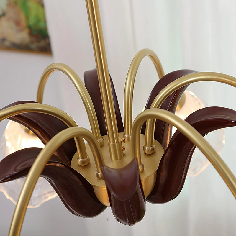 Vintage Morning Glory Chandelier - Loonglight