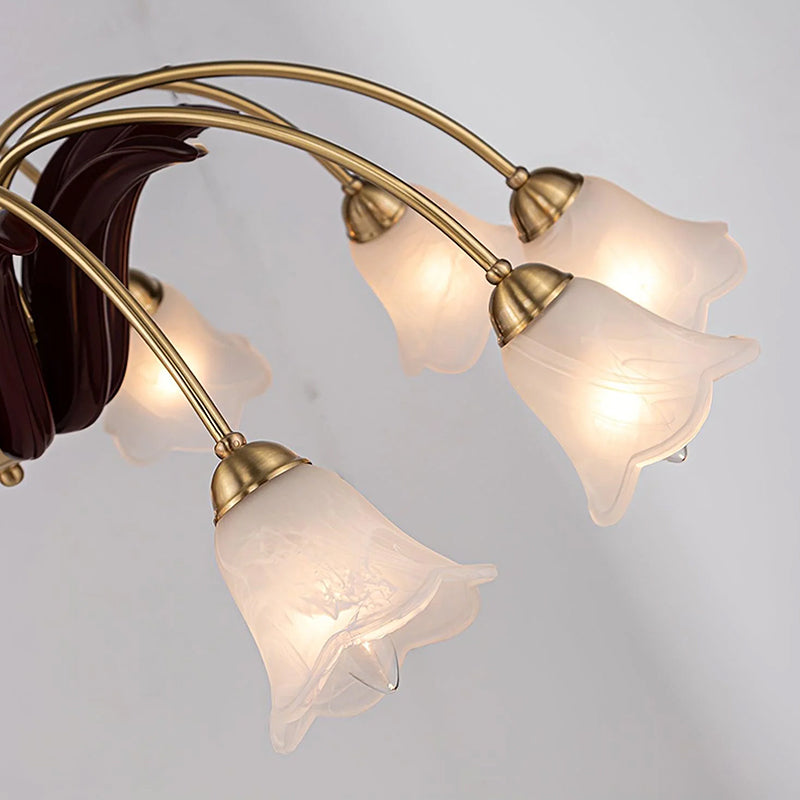 Vintage Morning Glory Chandelier - Loonglight