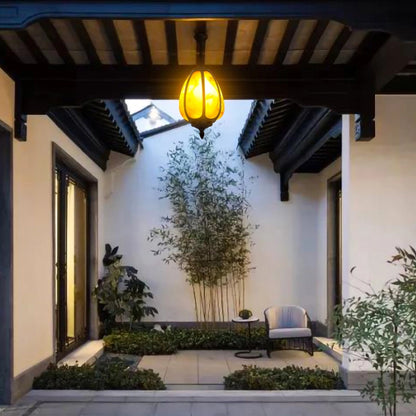 Vintage Pumpkin Pendant Lamp - Loonglight