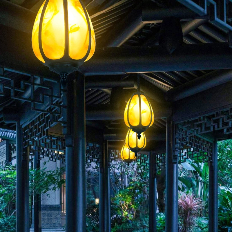 Vintage Pumpkin Pendant Lamp - Loonglight