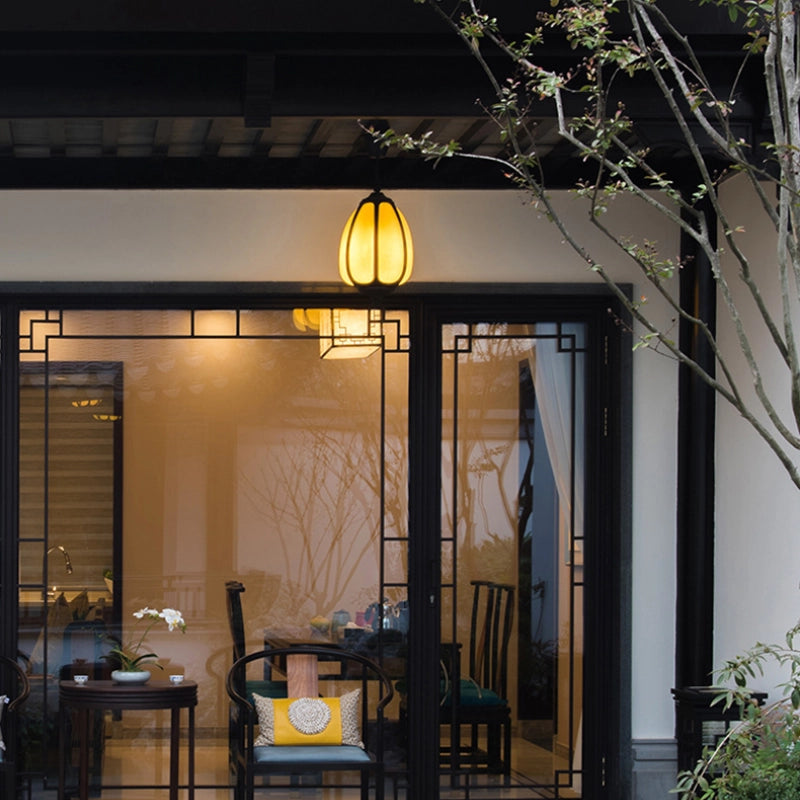 Vintage Pumpkin Pendant Lamp - Loonglight