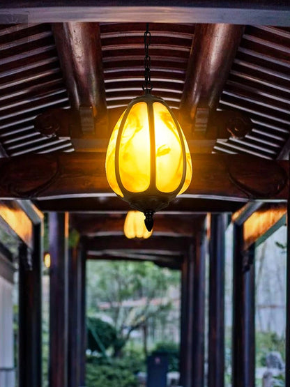 Vintage Pumpkin Pendant Lamp - Loonglight