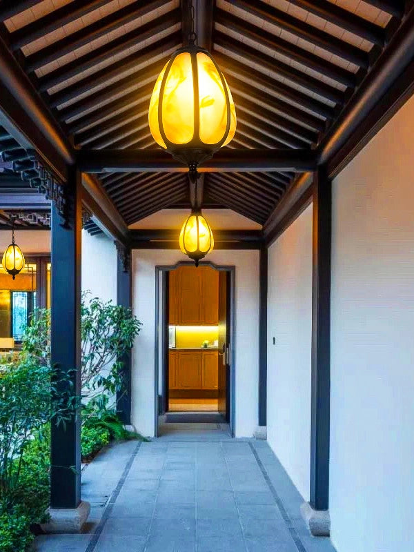 Vintage Pumpkin Pendant Lamp - Loonglight