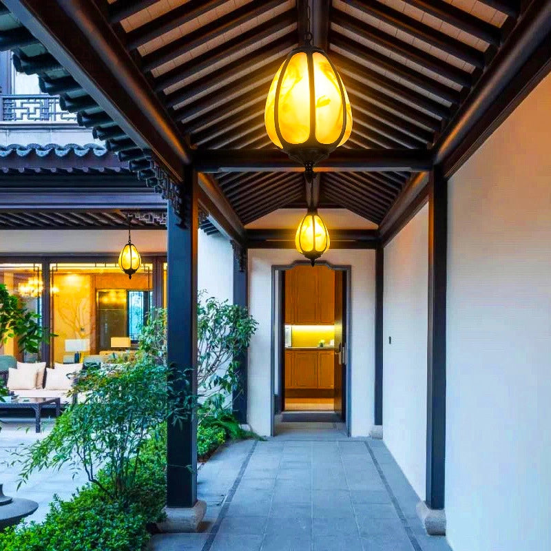 Vintage Pumpkin Pendant Lamp - Loonglight