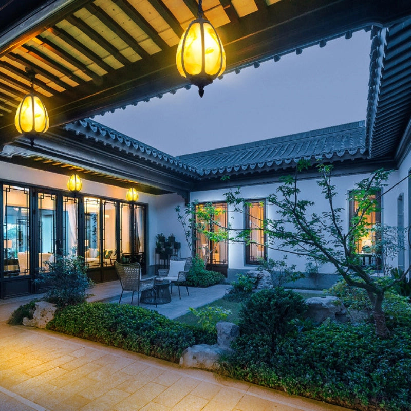 Vintage Pumpkin Pendant Lamp - Loonglight