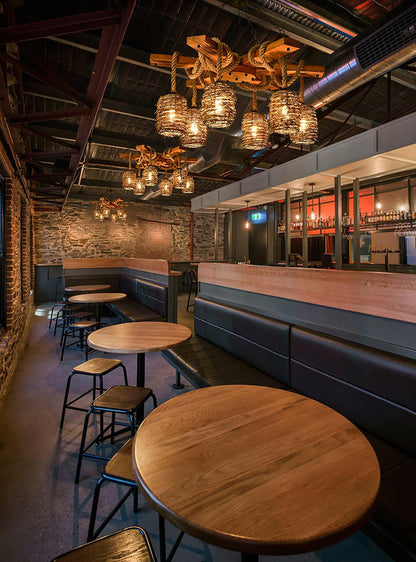 Vintage Wooden Chandelier - Loonglight