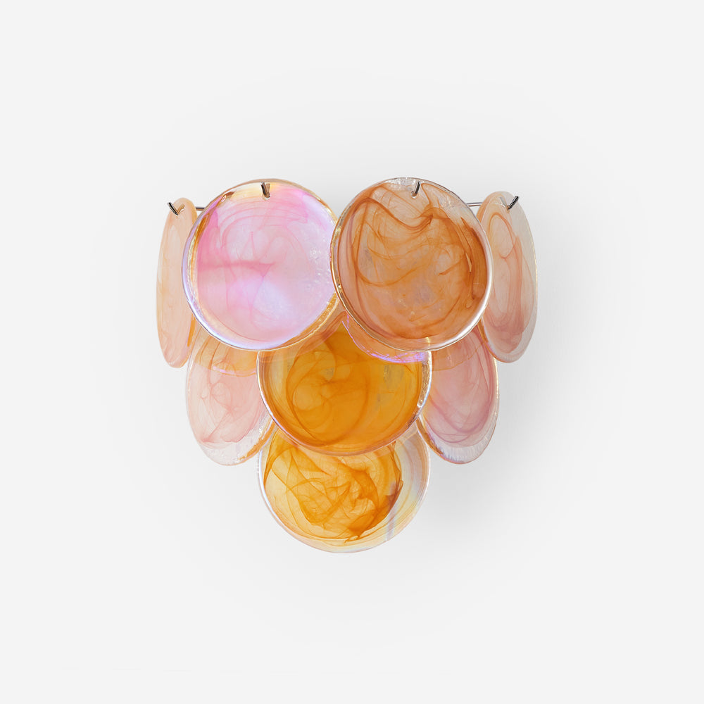 Vivelle Fluid Art Glass Wall Lamp