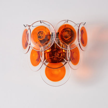 Vivelle Fluid Art Glass Wall Lamp