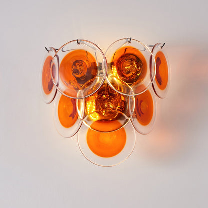 Vivelle Fluid Art Glass Wall Lamp