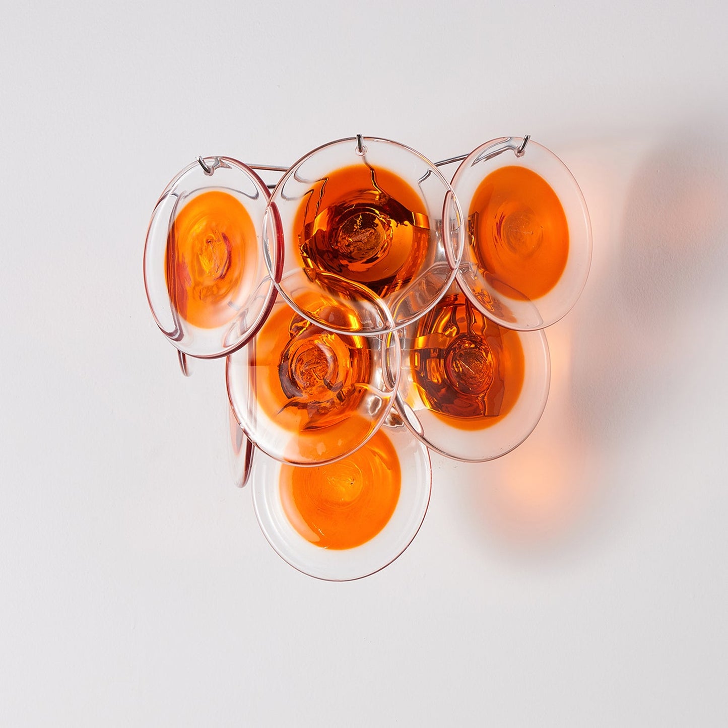 Vivelle Fluid Art Glass Wall Lamp