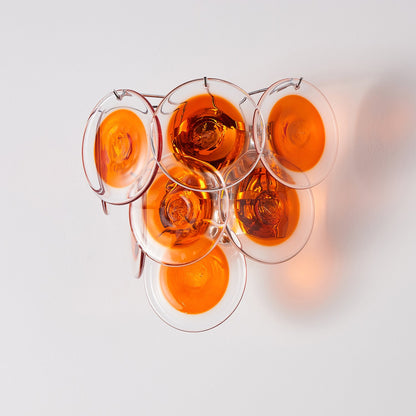 Vivelle Fluid Art Glass Wall Lamp